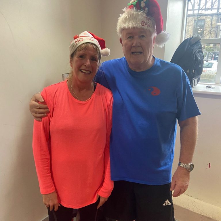 Clients Xmas Pose Personal Trainers Halifax